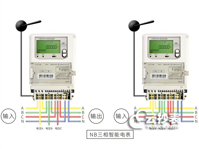 電表遠程抄表接線圖解